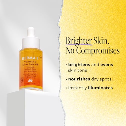 Derma E Vitamin C Glow Face Oil Nourishes Skin for a Radiant Glow
| Derma E Vitamin C Glow Face Oil Brightens and Illum