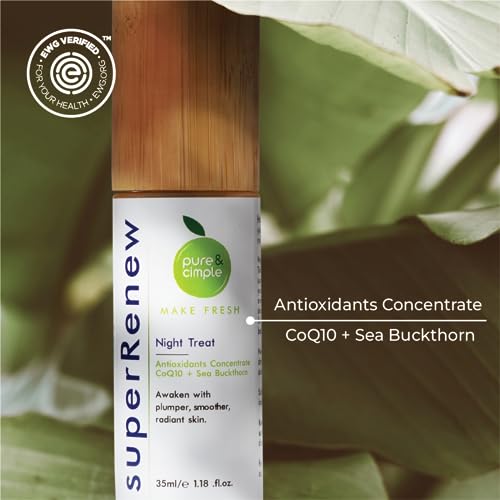 SuperRenew Organic Face Oil for Dry Skin Hydrating Moisturizer | Anti-Aging Oil for Women’s Night Routine (35ml)  
Super