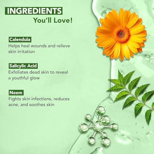 Botanic Hearth Exfoliating Calendula & Salicylic Acid Body Wash - Best Shower Gel for Dry Skin - 16 fl oz 
| Botanic He