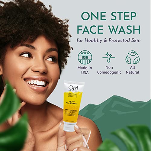 One Step Natural Face Cleanser - Exfoliating, Hydrating & Toning Ayurvedic Cream Cleanser  
One Step Natural Face Cleans