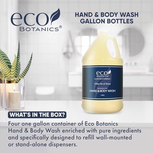 Eco Botanics Natural Hand & Body Wash with Raw Honey & White Tea for Airbnb & Vacation Rentals
| Terra Pure Hand & Body