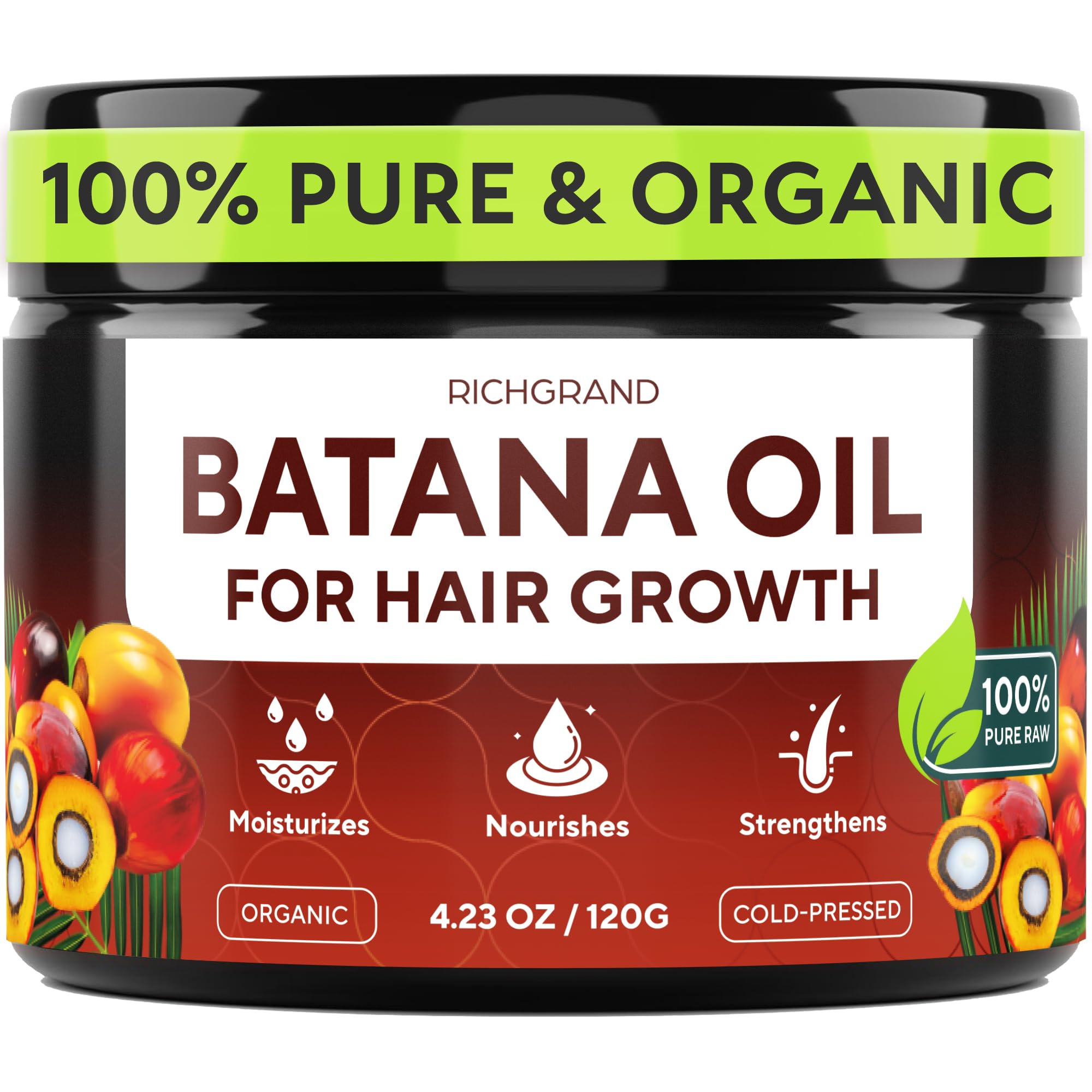  100% Raw & Organic Dr Sebi Batana Oil for Hair Growth - Enhances Hair Thickness, Prevents Loss, Repairs Split Ends
| Co