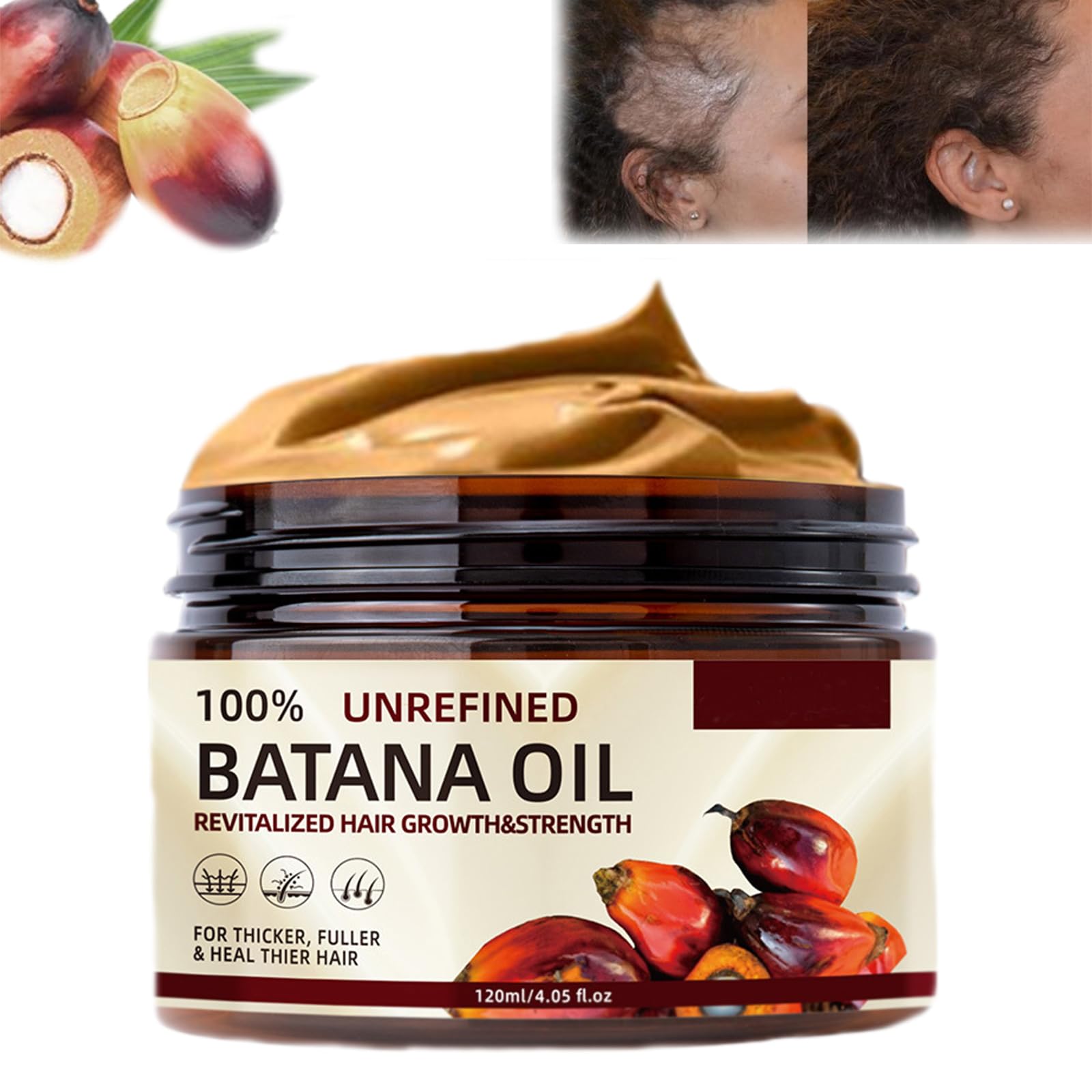 Batana Oil for Hair Growth 100 Percent Pure Organic Raw from Honduras
| Batana Miracle Hair Loss Oil Healing Damaged Ha